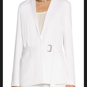 Helmut Lang Torsion Crepe Belted Blazer Size 2